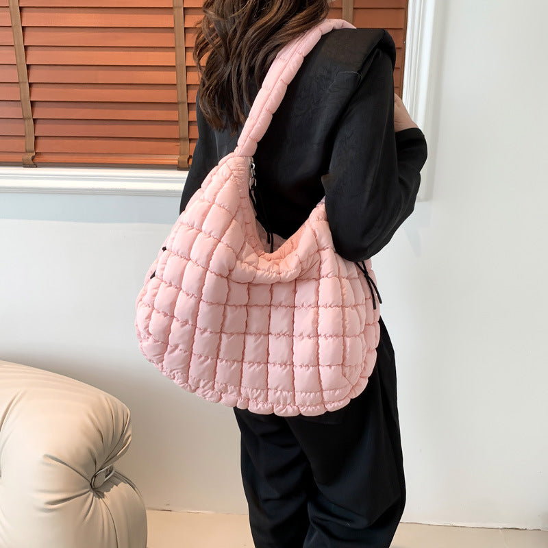 Gepolsterte Lässige Hobo-Tasche