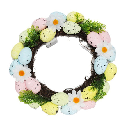 Dekorativer floraler Osterkranz Brehn