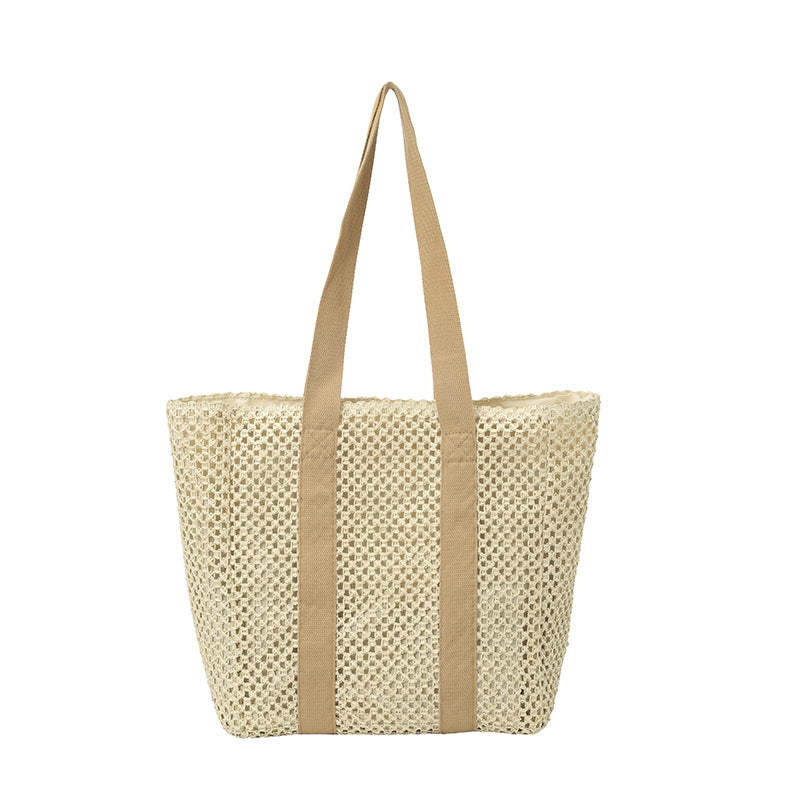 Stylische Geflochtene Strandtasche