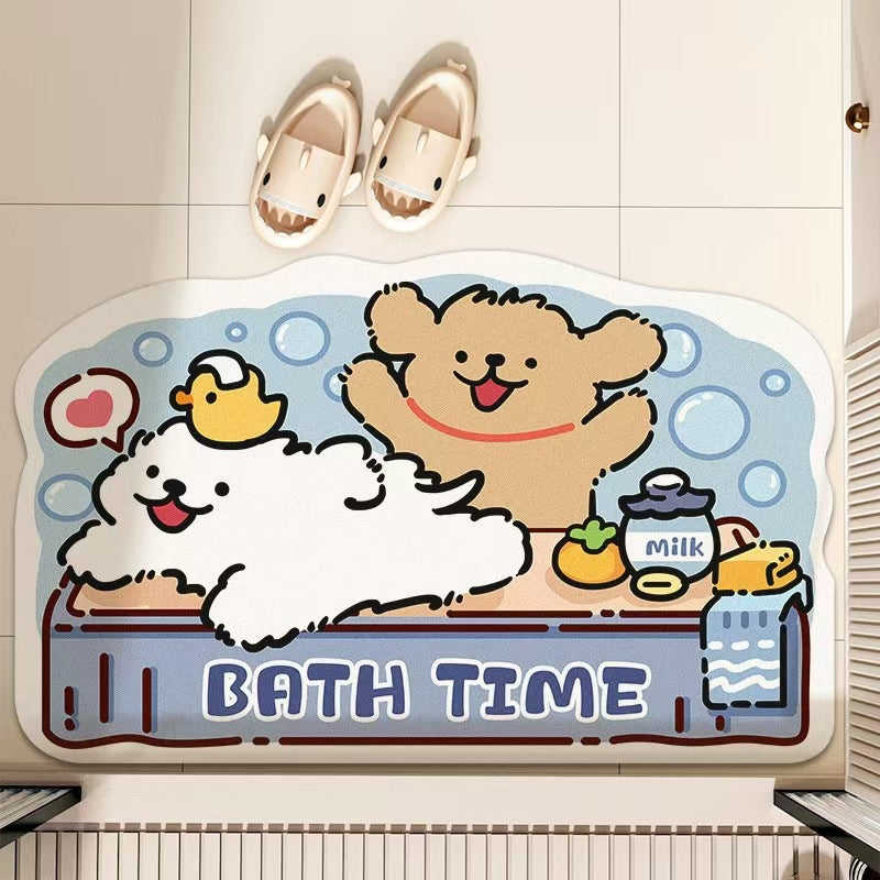 Cartoon Badmatte Brehn