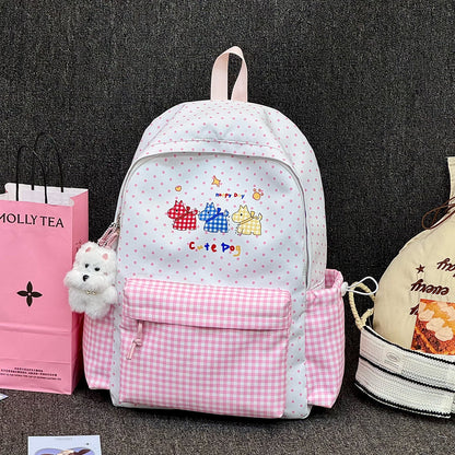 Adorable illustrierte hundethemen Rucksack