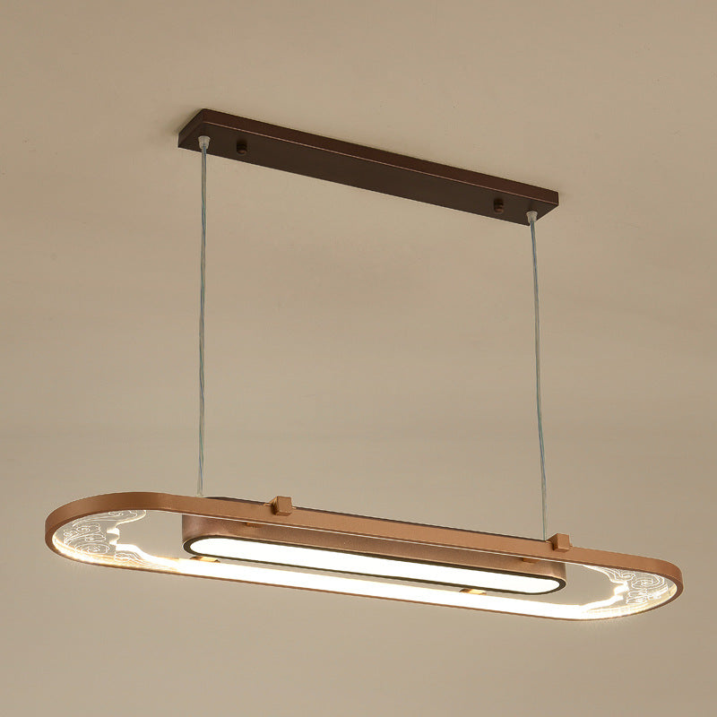 Moderne lineare Pendelleuchte