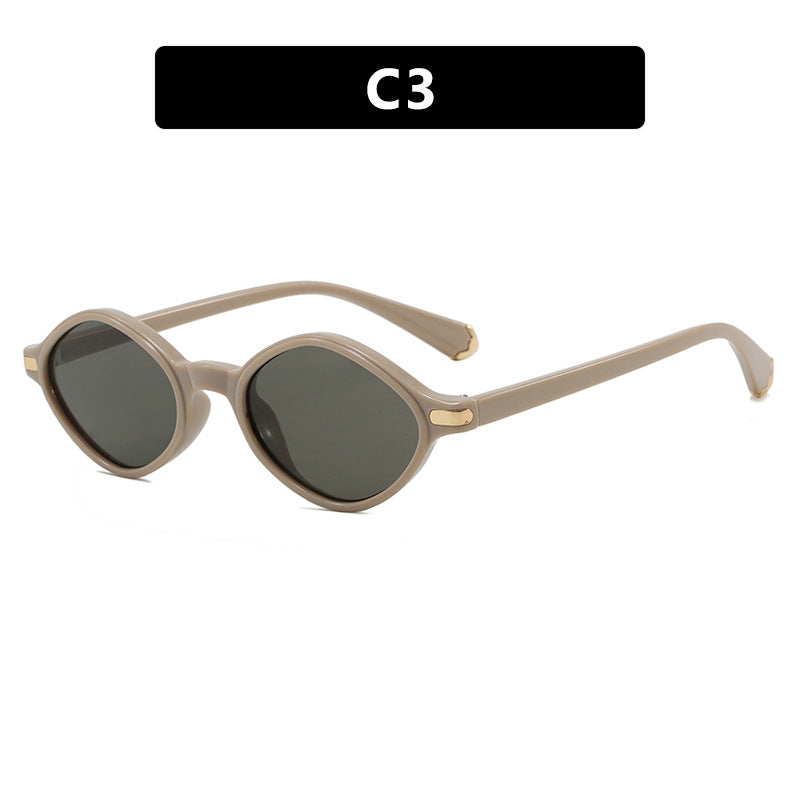 Damen modische Sonnenbrille mit einzigartigem Design und hochwertigem Metallrahmen Brehn