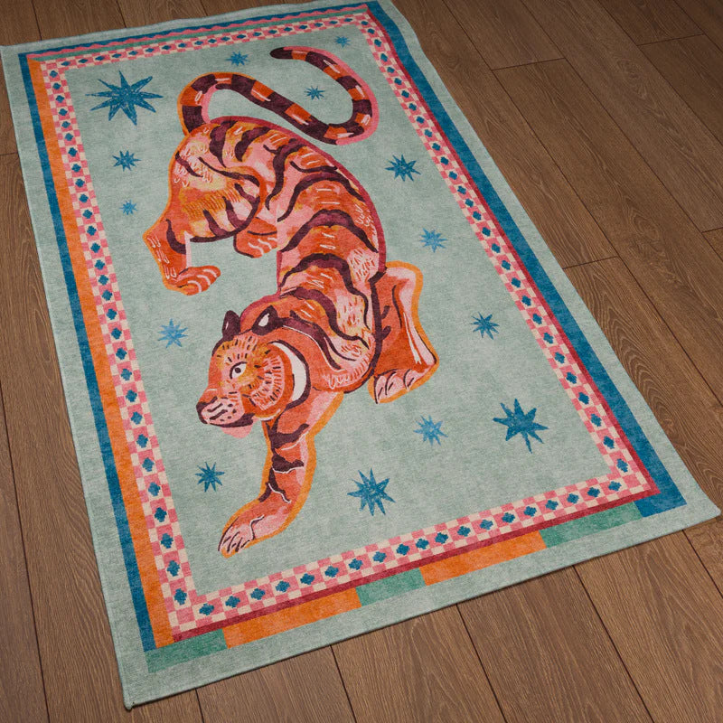 Künstlerische Tiger-Themen-Bereichsmatte