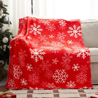 Brehn | Weihnachtsdecke Weiches Flanell Weihnachtsplüsch Feiertagsdecke