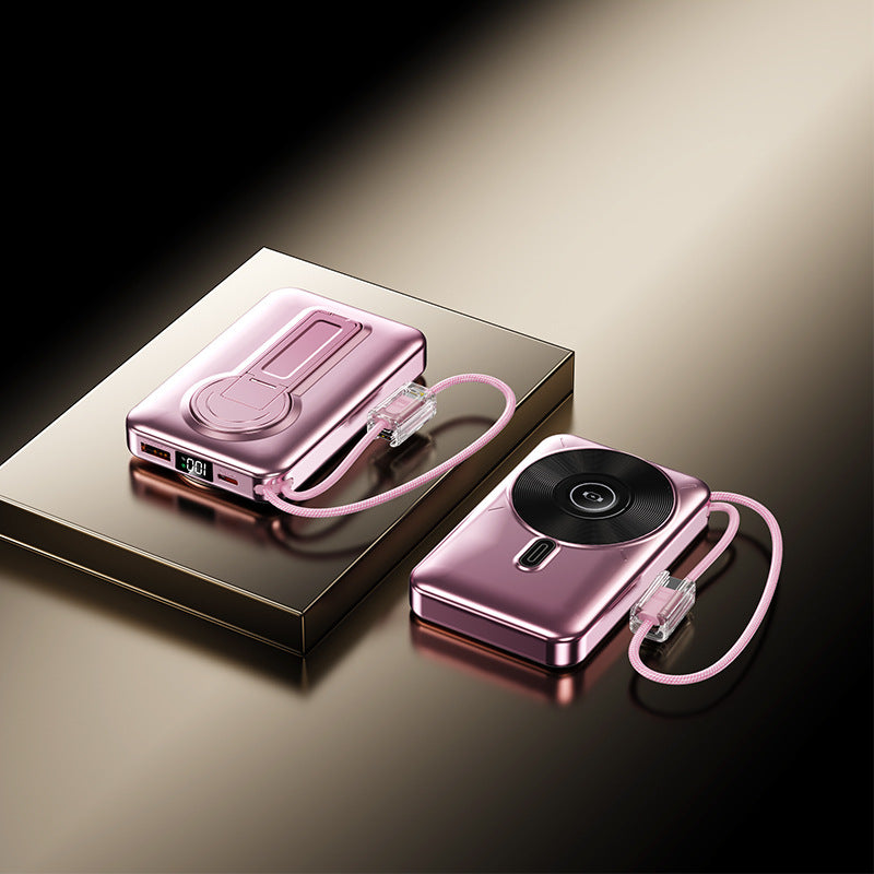 Tragbare Powerbank mit Integriertem Ladeanschluss und Lcd-Display Brehn