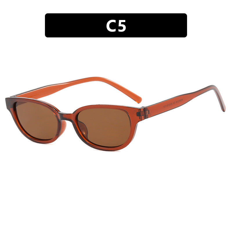 Damen modische Cat-Eye Sonnenbrille mit UV-Schutz und leichtem Rahmen Brehn
