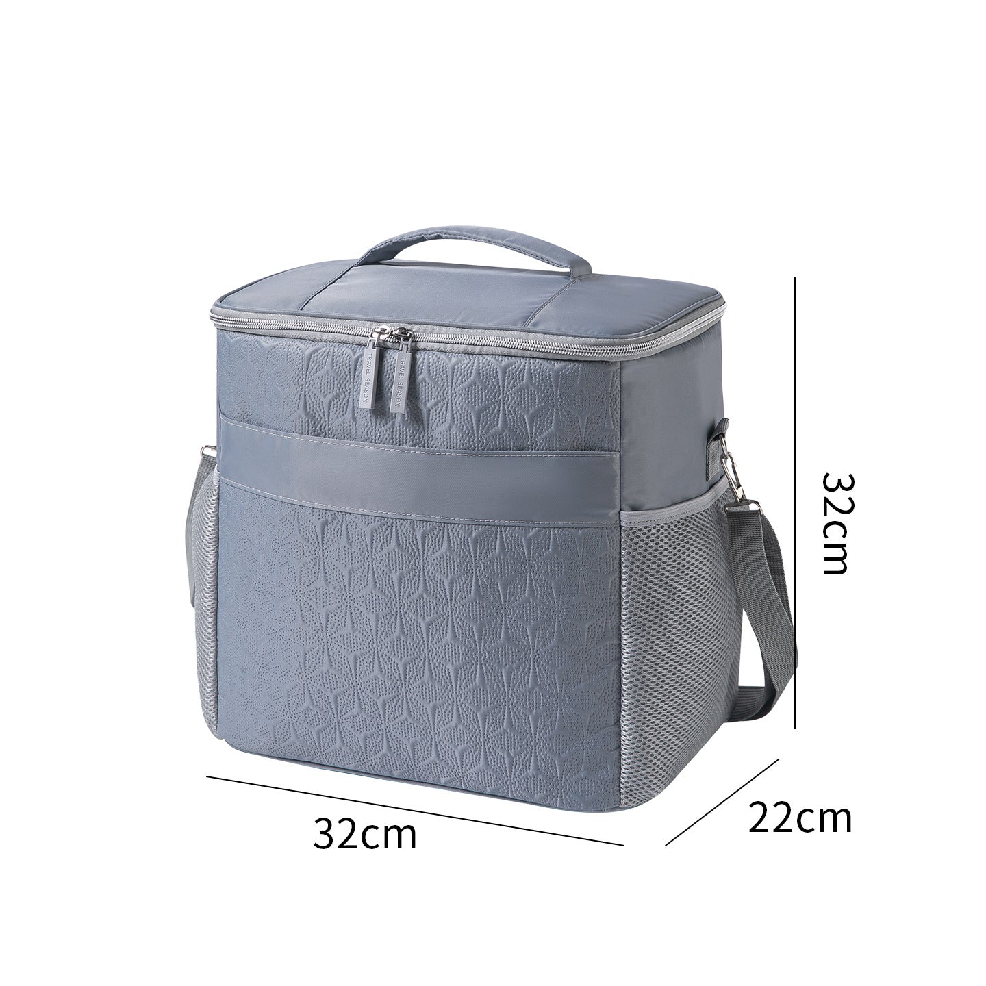 Isolierte Kühltasche Mit Praktischen Seitentaschen Brehn