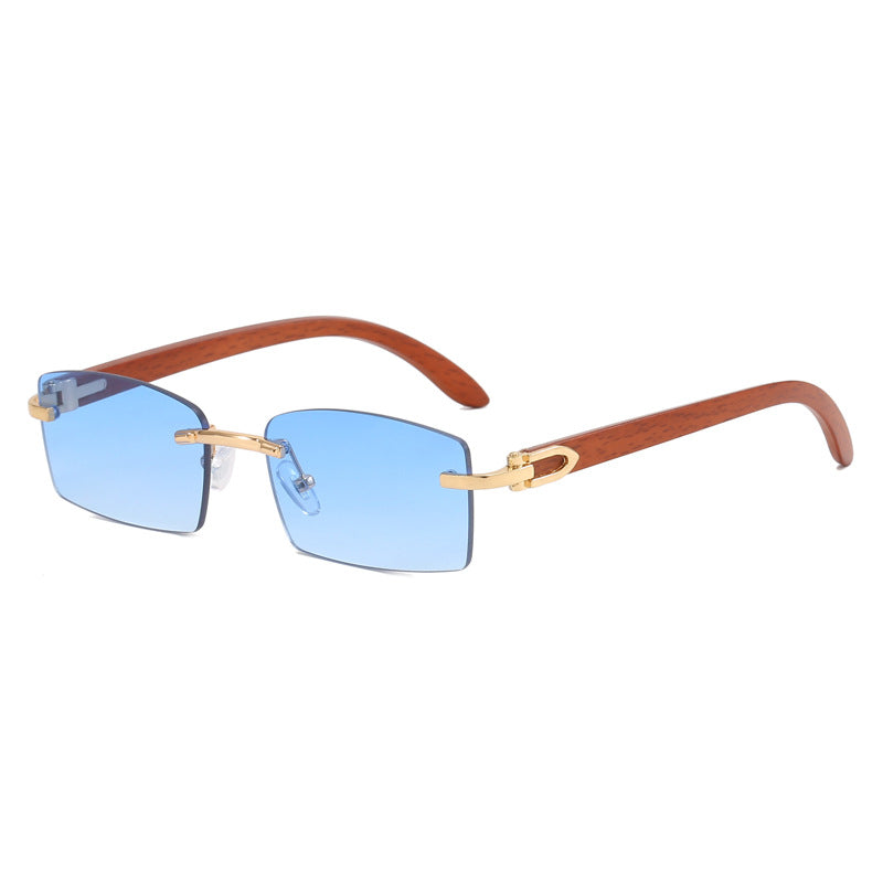 Damen hochwertige Sonnenbrille mit elegantem Holzrahmen Brehn
