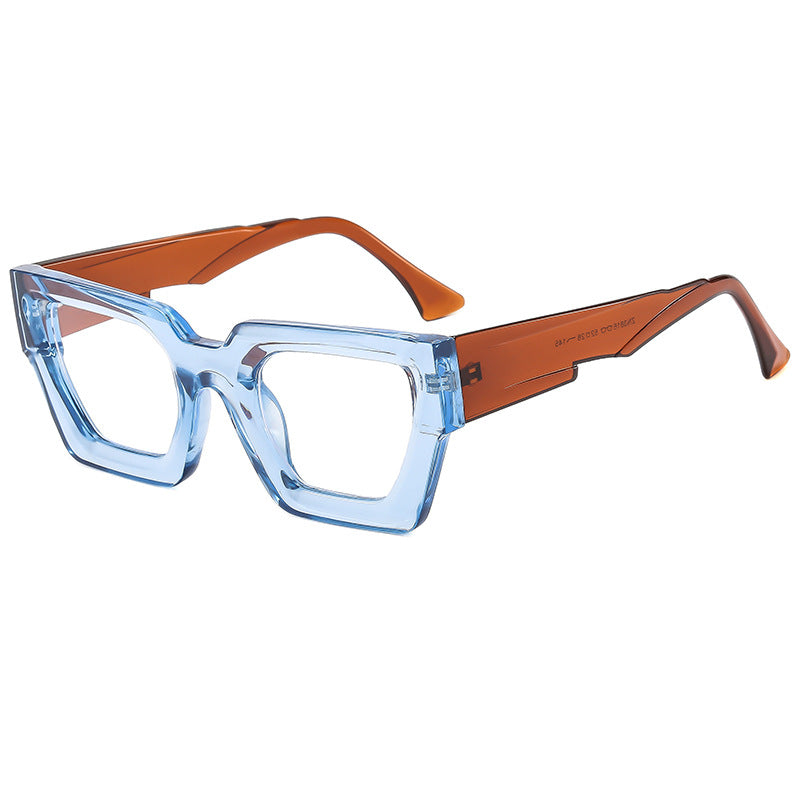 Damen stylische quadratische Sonnenbrille im modernen Design mit veredelt Kunststoffrahmen Brehn