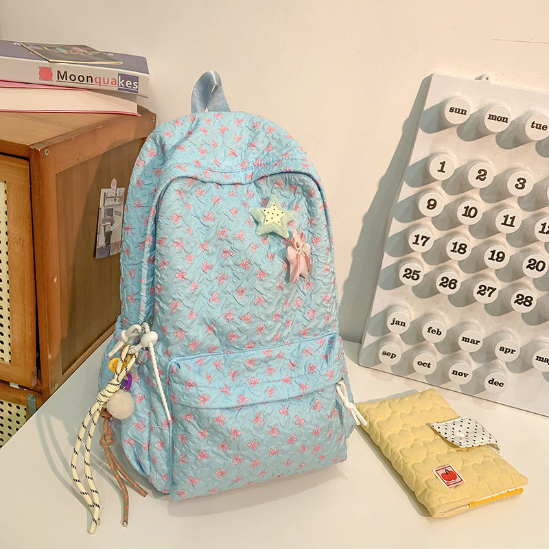 Gestepptes floral gemustertes Rucksack Brehn