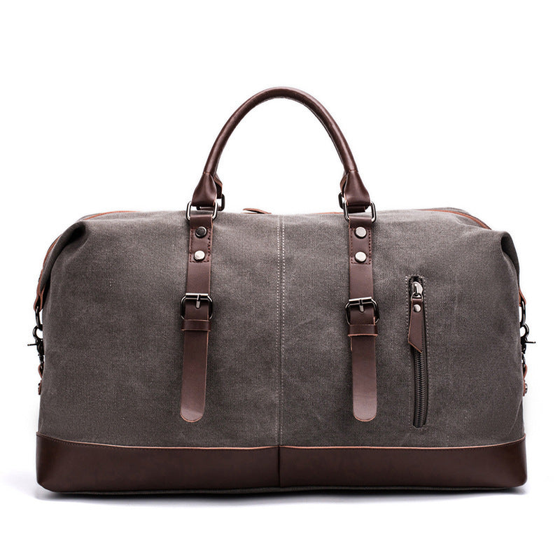 Geräumige Reisetasche Aus Robustem Canvas und Leder Brehn