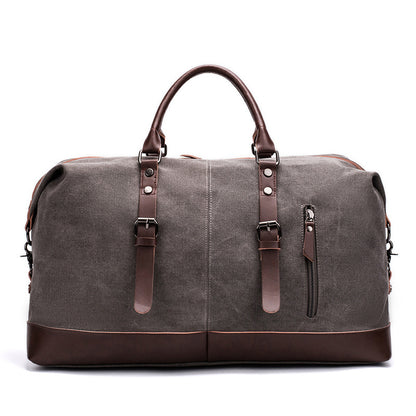 Geräumige Reisetasche Aus Robustem Canvas und Leder Brehn