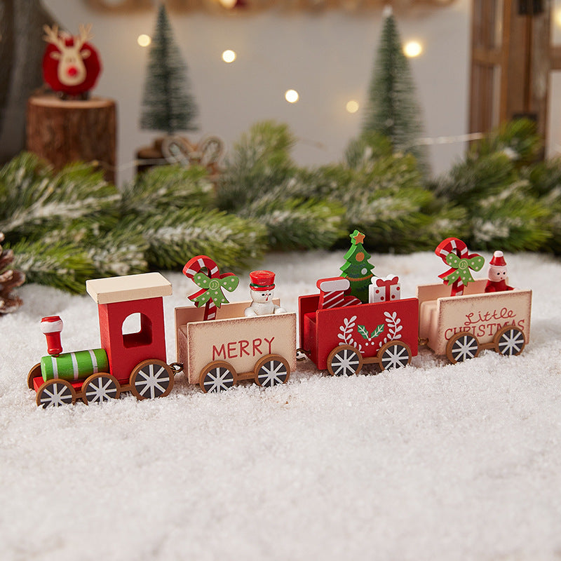Dekoratives Weihnachtszug-Set Brehn
