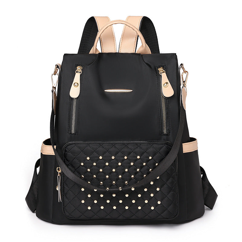 Modischer Mehrfachtaschen gesteppter Rucksack