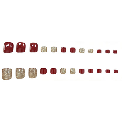 Glamouröse Pediküre Nagelkunst Brehn