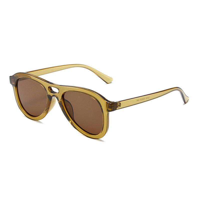 Damen modische Sonnenbrille mit einzigartigem Tiermuster Brehn