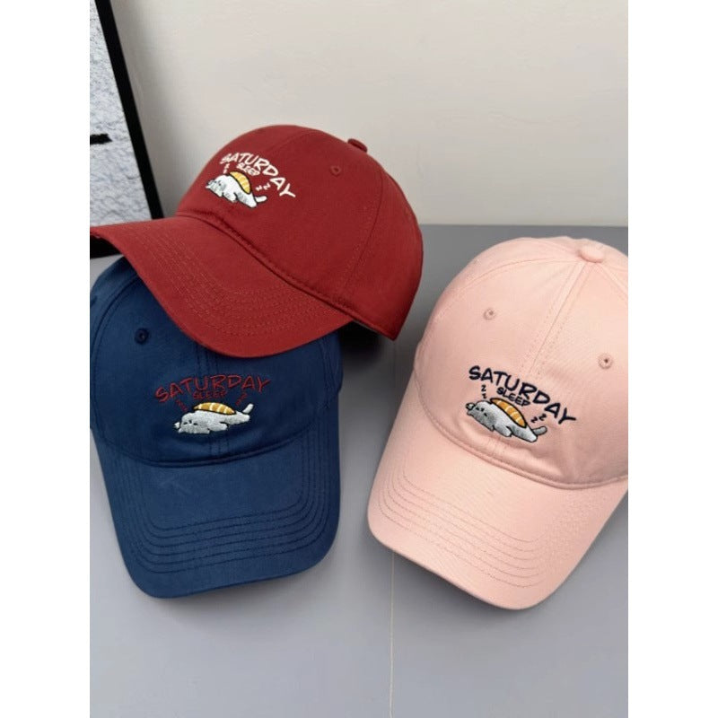 Unisex Verspielt Bestickte Cap Brehn