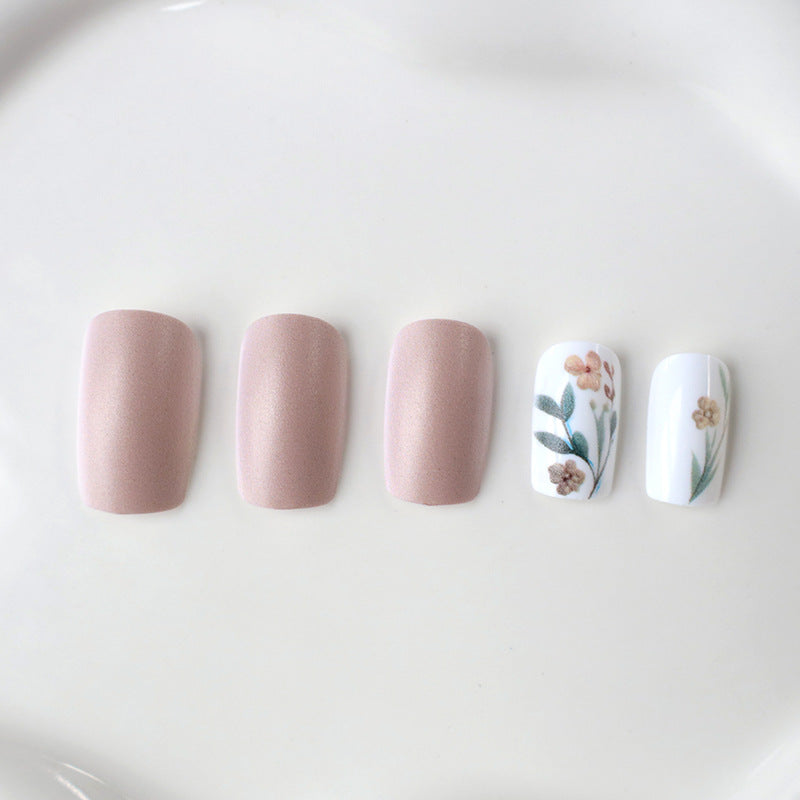 Blumendesign Dekorative Press-On Nagelverlängerungen Brehn