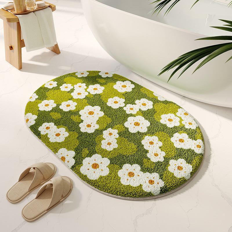 Weicher Floral Badteppich Brehn