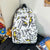 Trendiger Grafikdruck-Rucksack