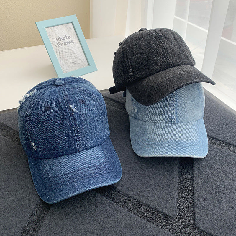 Damen Destroyed Denim Baseball Cap Brehn 1784084168