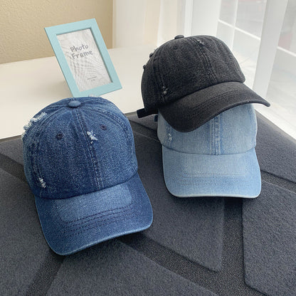 Damen Destroyed Denim Baseball Cap Brehn 1784084168