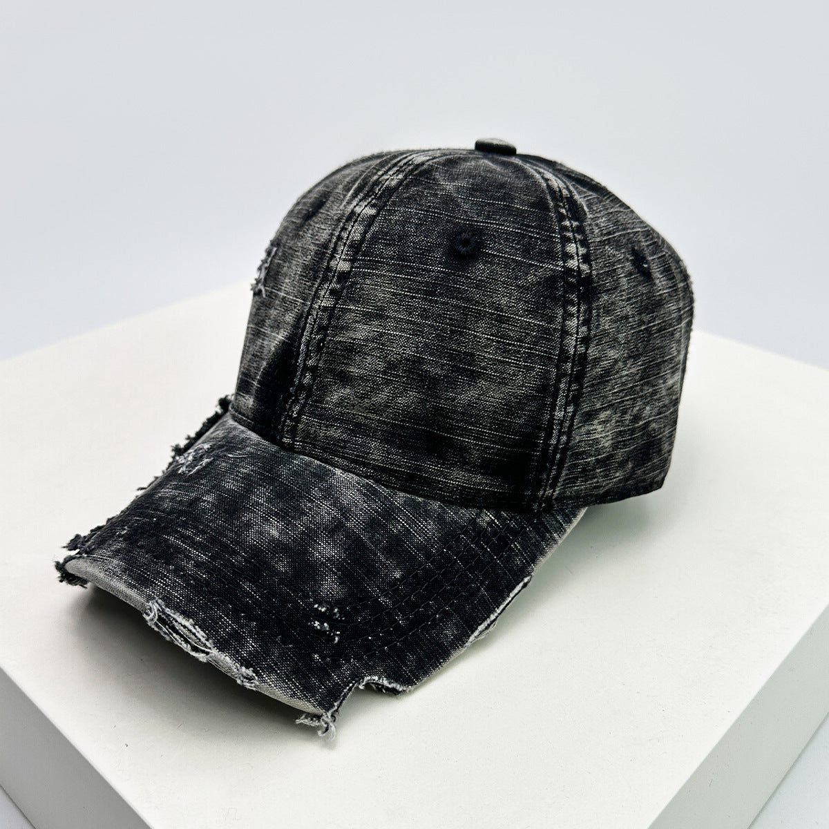 Herren Zerrissene Denim Baseballmütze Brehn