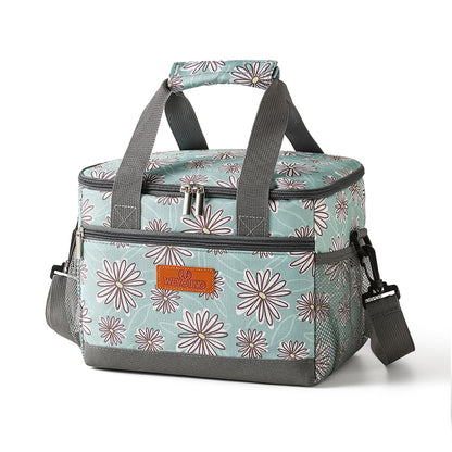 Damen Isolierte Kühltasche mit elegantem Blumenmuster Brehn