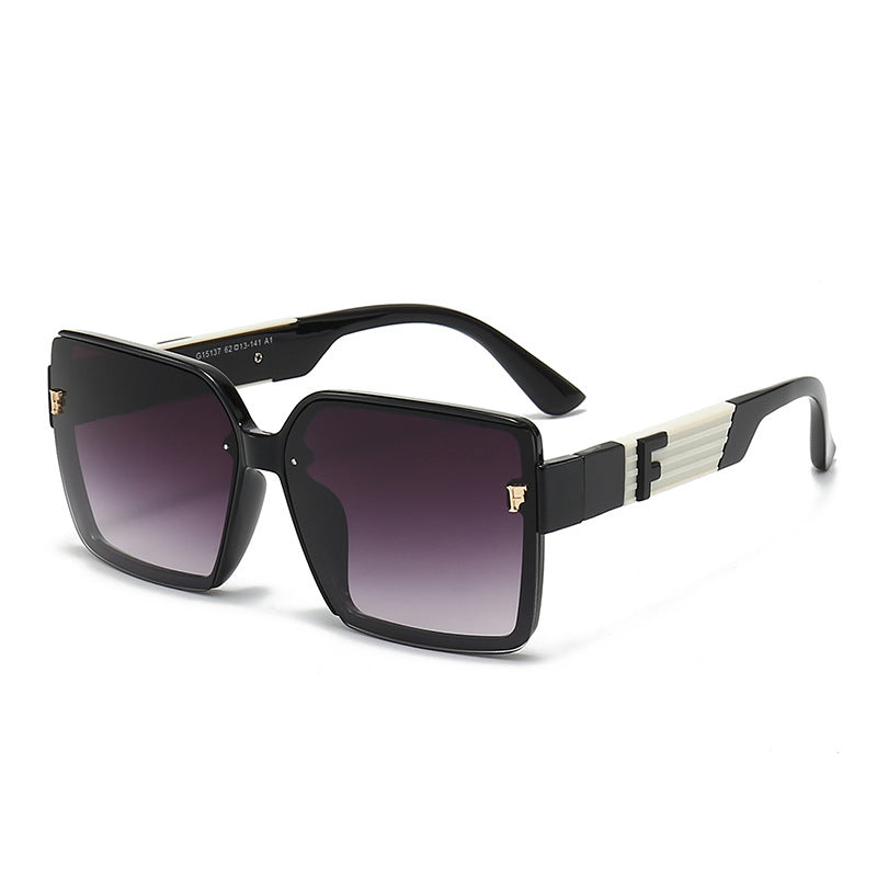 Damen quadratische Sonnenbrille mit luxuriösem Rahmen und polarisierenden Gläsern Brehn