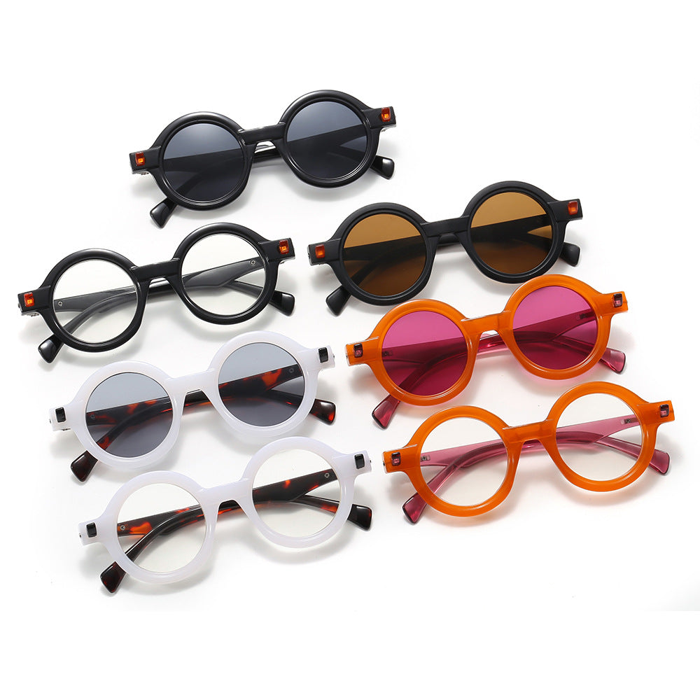 Damen modische runde Brille mit luxuriösem Design Brehn