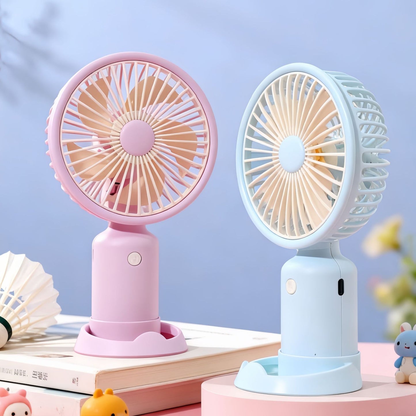 Damen tragbarer USB Mini-Ventilator mit einstellbarer Geschwindigkeitskontrolle Brehn
