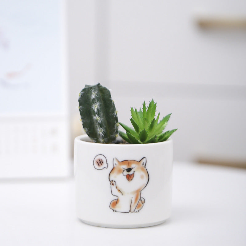 Niedlicher Tier-Themen-Sukkulenten-Planter Brehn