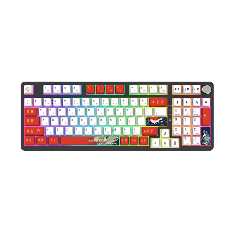 RGB Mechanische Gaming-Tastatur mit Hot-Swap-Funktion Brehn