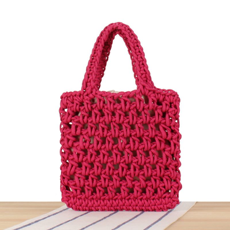 Handtasche Aus Hochwertigem Makramee Brehn