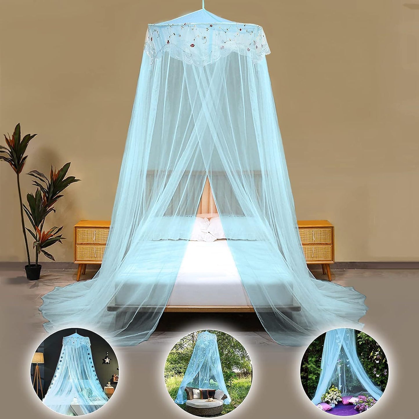 Elegantes Moskitonetz für Himmelbett Brehn