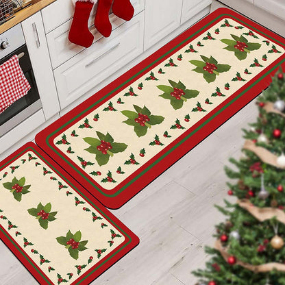 Weihnachts-Themen Küchenmatte Set