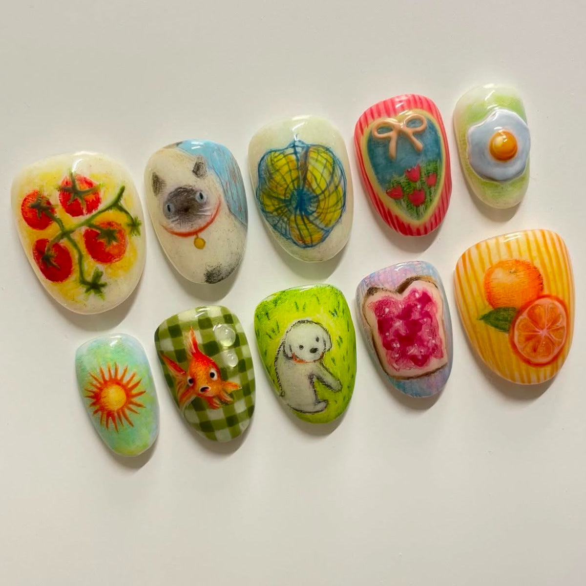 Thematic Artisan Press-On Nail Set Brehn