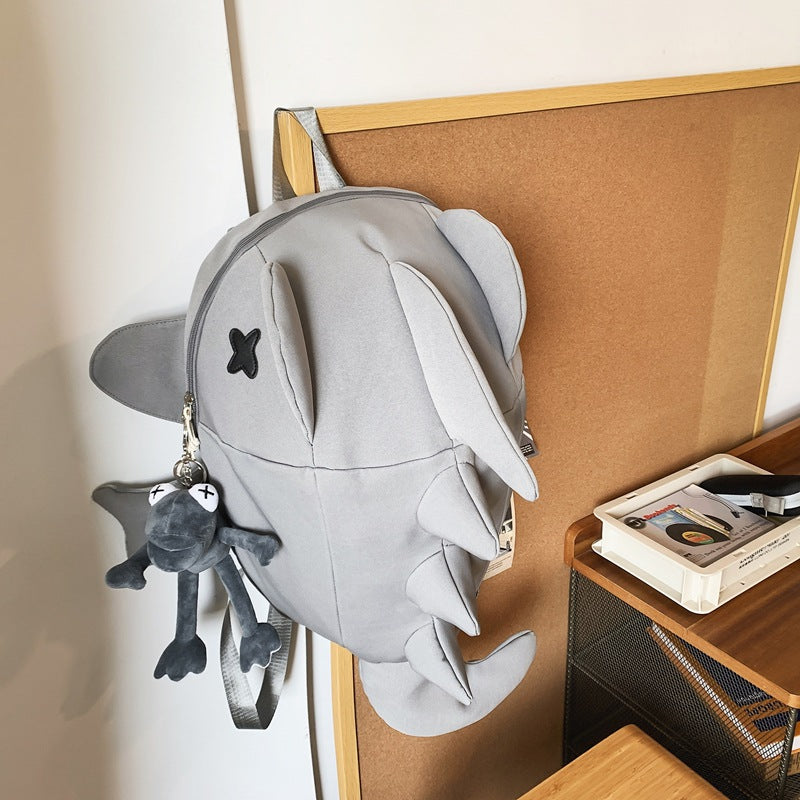 Niedliche Fisch-Charakter Design Schulranzen