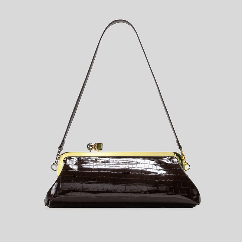 Elegante Lackleder Abendhandtasche