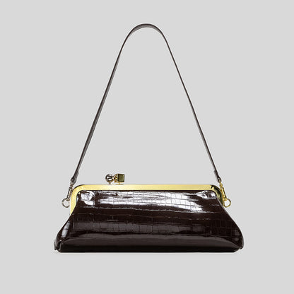 Elegante Lackleder Abendhandtasche