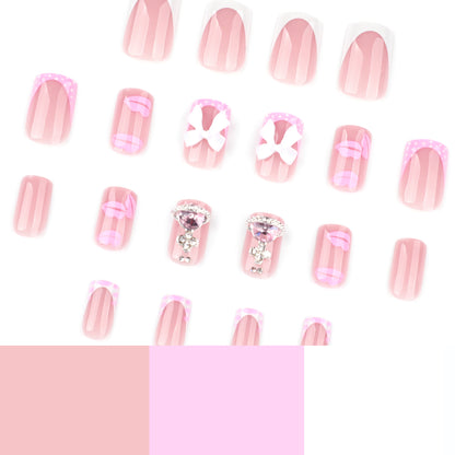 Kunstvolle Nagelkunst mit Glitzer- und Blumendesign Brehn