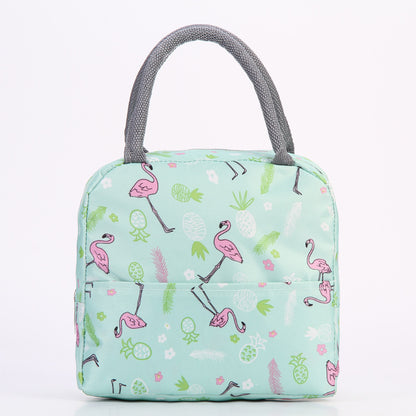 Stilvolle isolierte tropische Lunchkühltasche Brehn