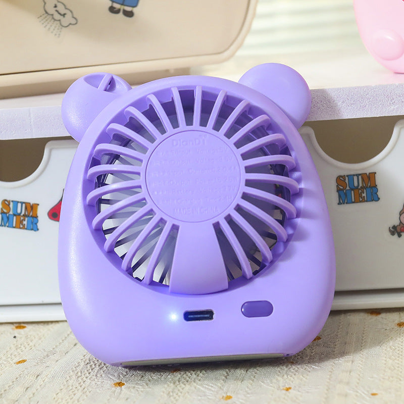 Damen Tragbarer Handventilator mit kreativem Bärendesign Brehn