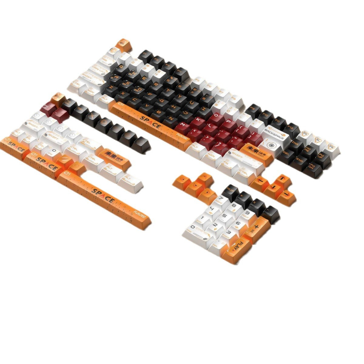 Retro-Raum-Themen-Tastatur Brehn