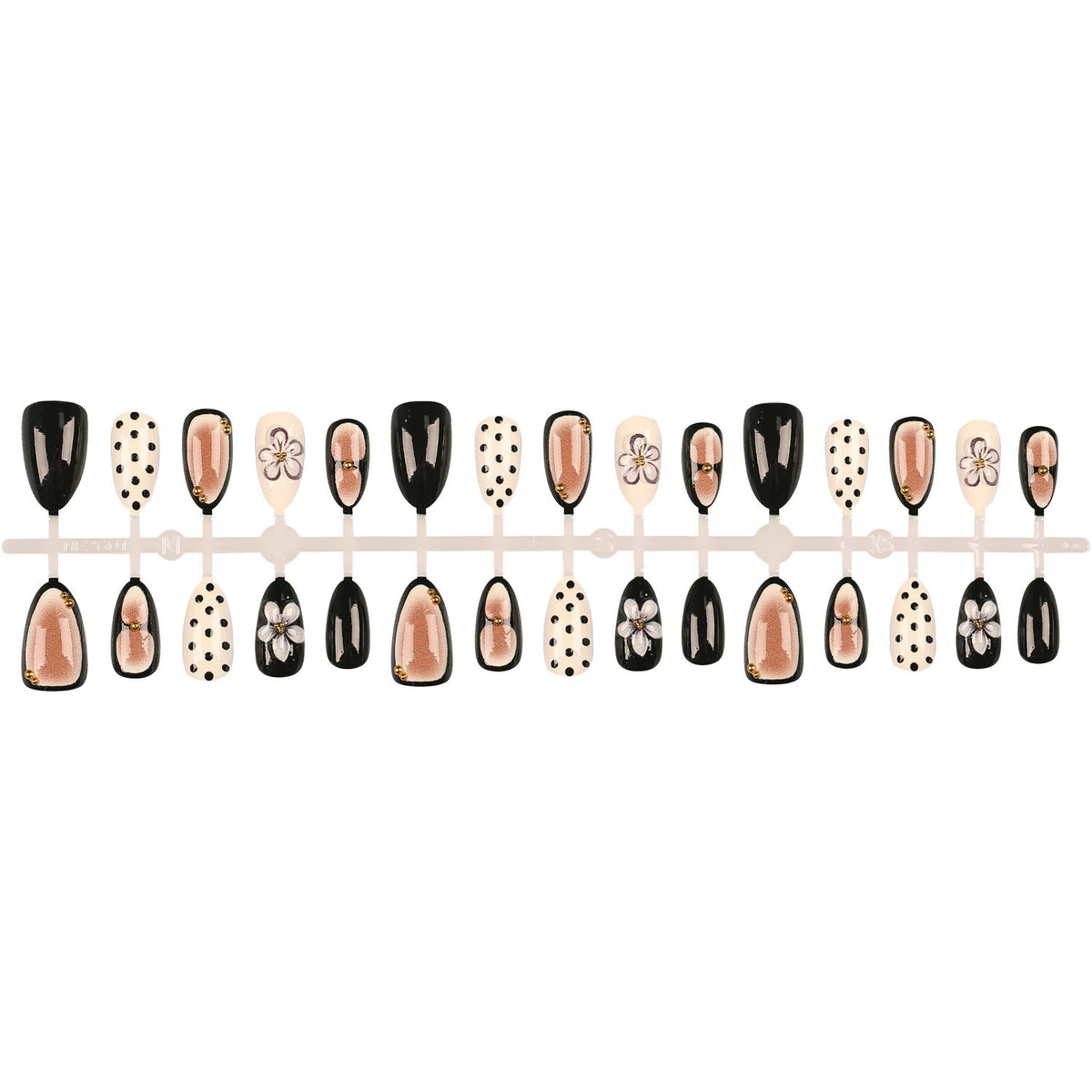 Künstlerisches Press-On Nageldesign Set
