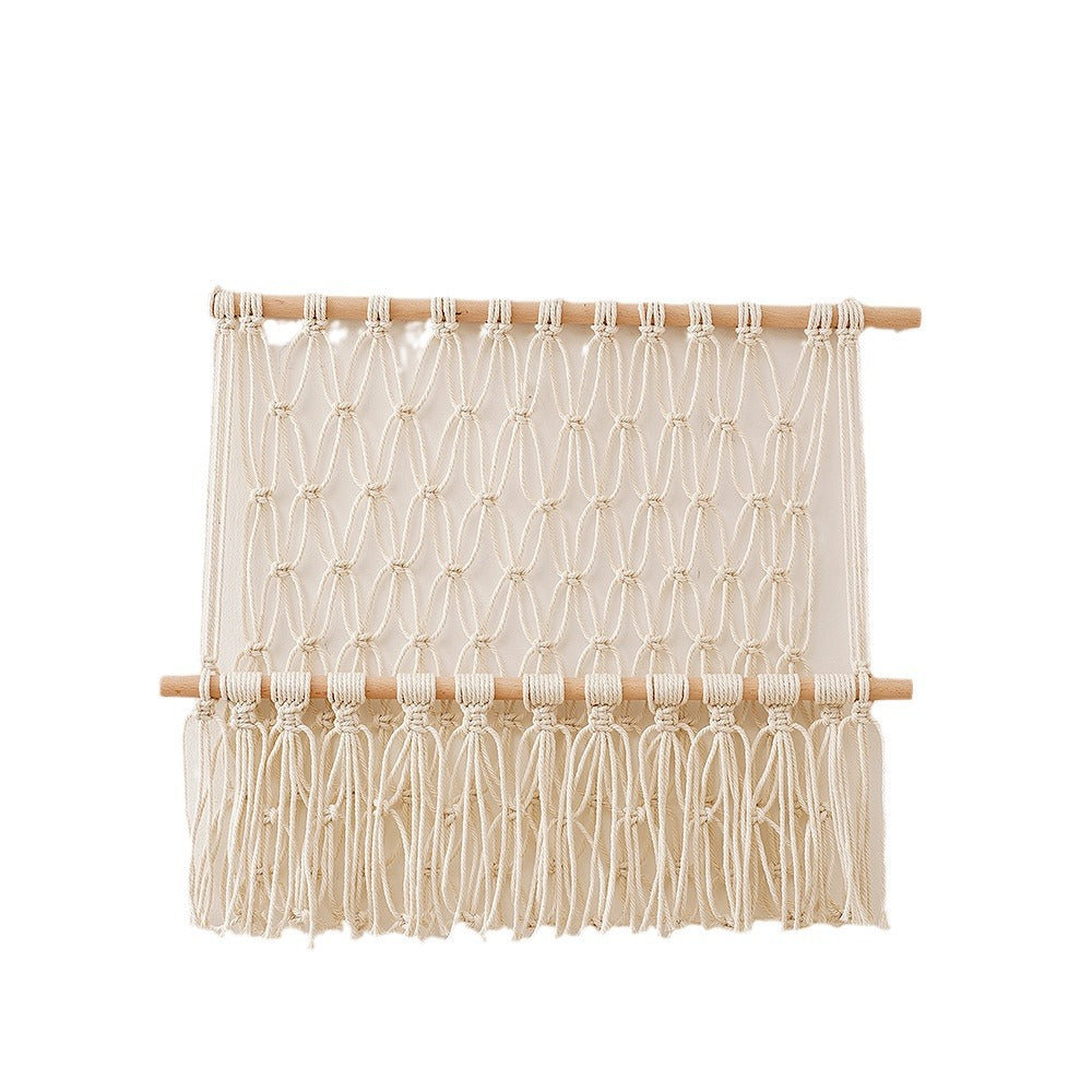 Macrame Spielzeug Aufbewahrungshängematte Brehn