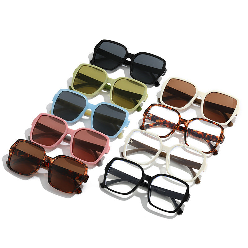 Elegante Übergroße Quadratische Fassung Brille Brehn