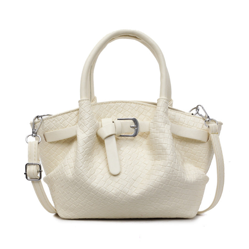 Stylish Woven Structured Handbag Brehn