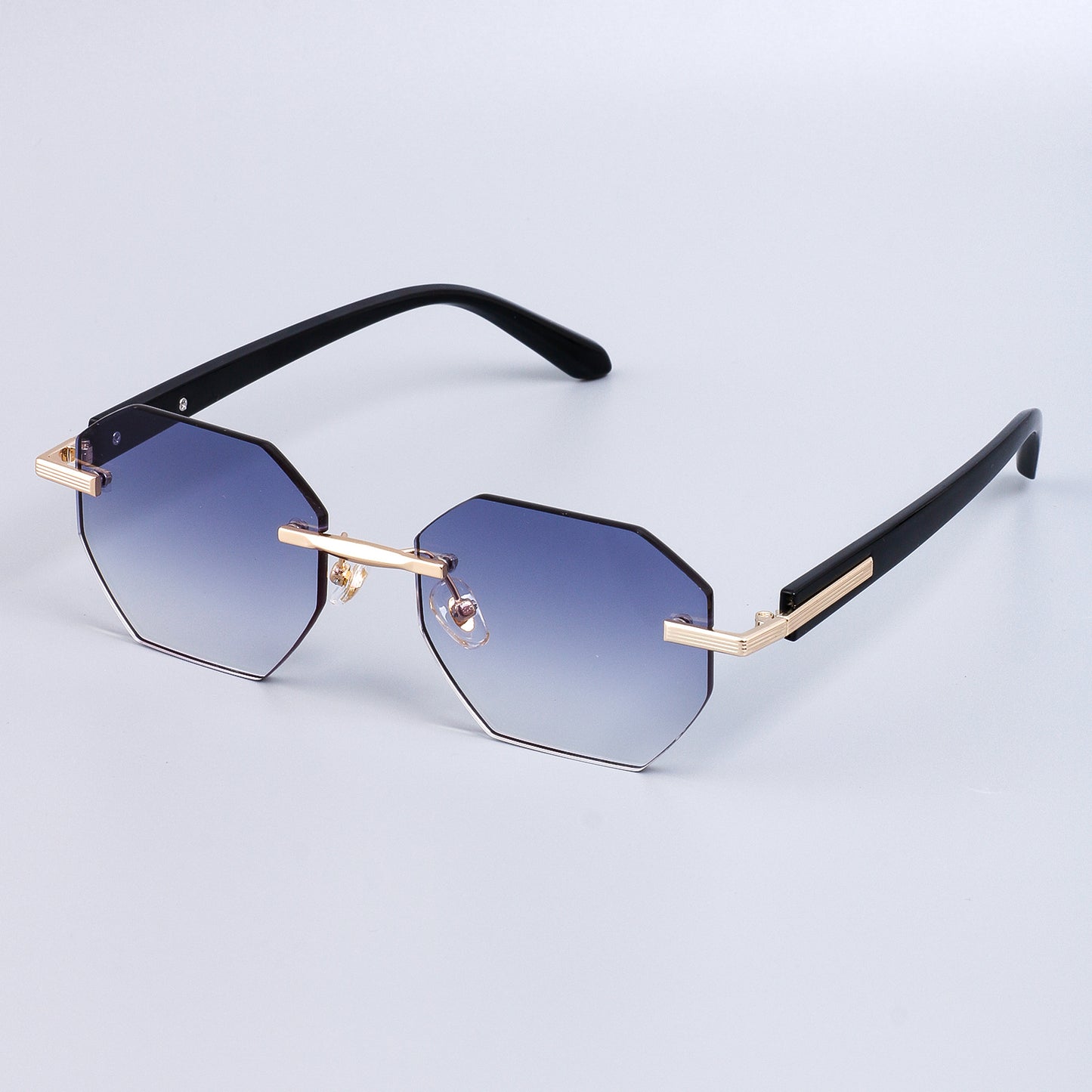 Damen stilvolle Sonnenbrille im modischen Achtkant-Design mit hochwertigem Rahmen Brehn